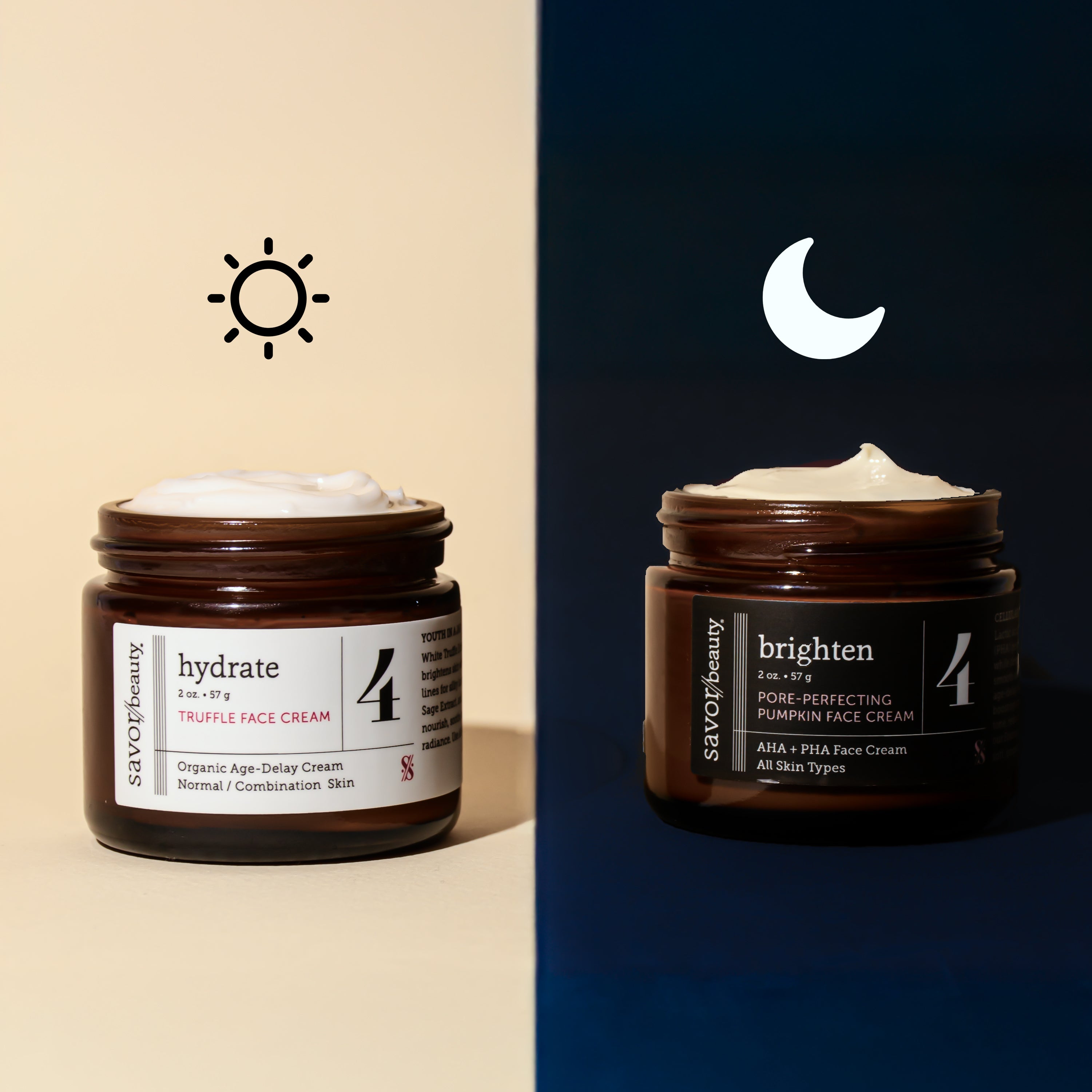 AM + PM Face Cream Duo – Savor Beauty