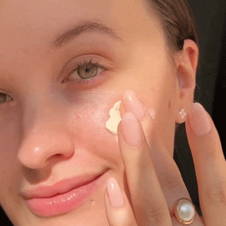 Massage Truffle skincare onto face