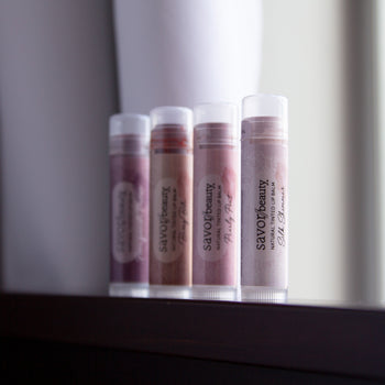 Wild Strawberry Peel with strawberry ice cubes on a white background