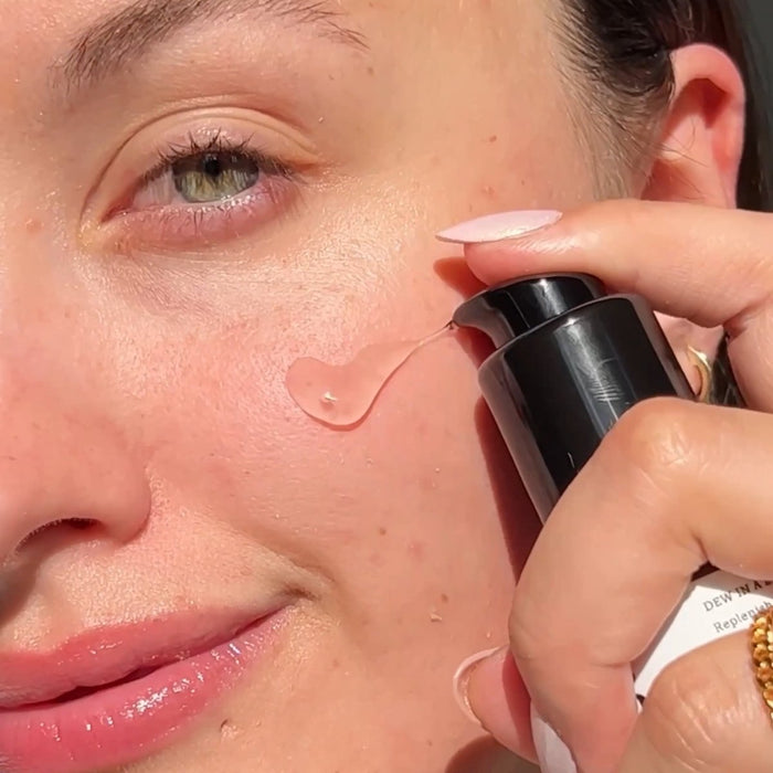 Aerial view of pore-perfecting pumpkin face cream 