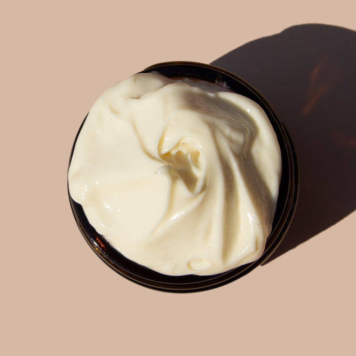 Aerial view of pore-perfecting pumpkin face cream 
