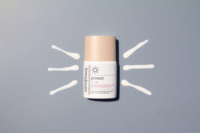 Close up shot of Radiance Sun Milk