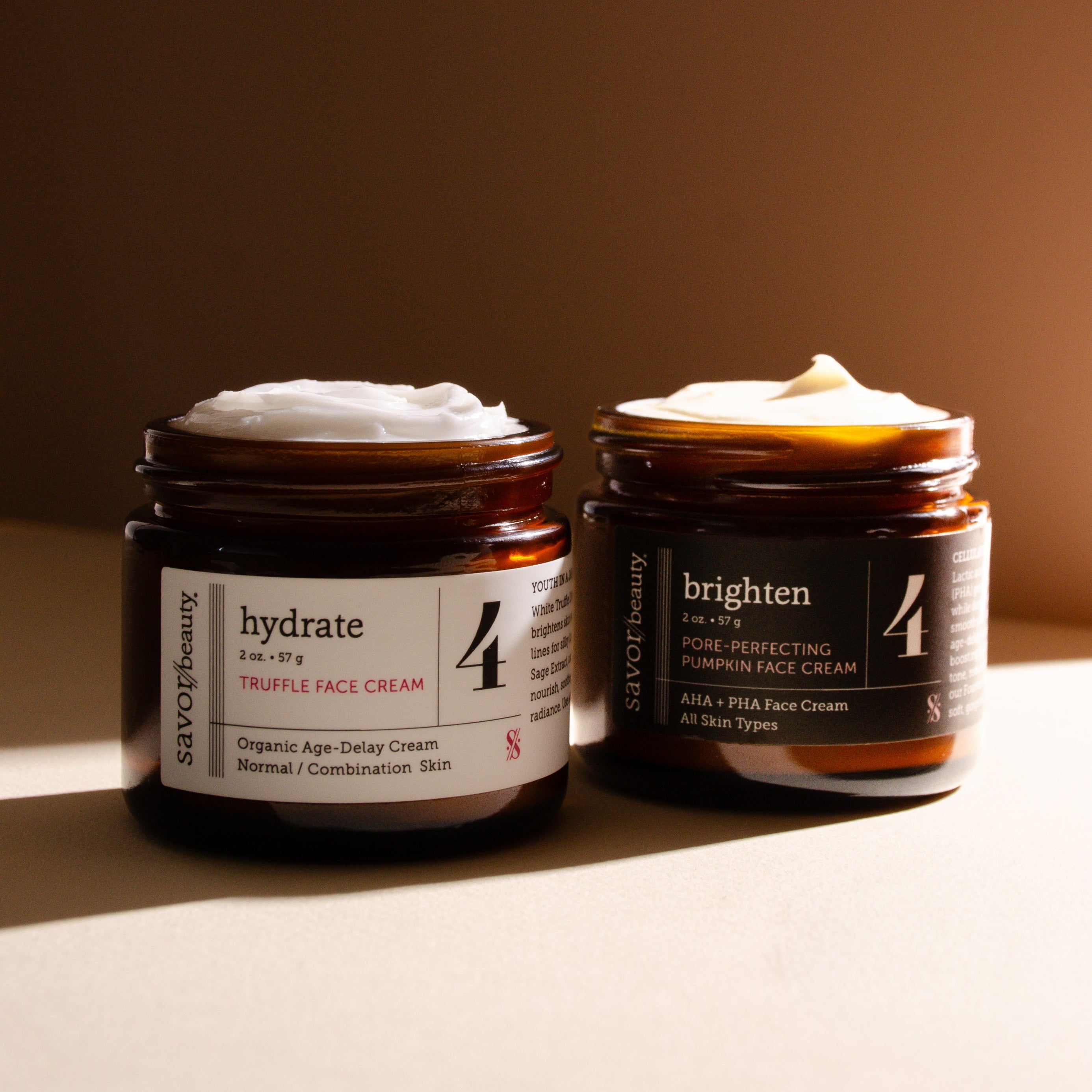 AM + PM Face Cream Duo: Pumpkin – Savor Beauty