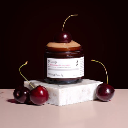 Black Cherry Collagen Peel: Active Enzyme Exfoliating Treatment