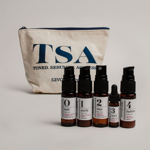 Travel Facial Kit | Organic Travel Size Skincare – Savor Beauty