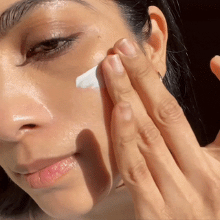 Face Cream Application 