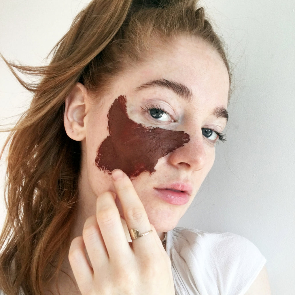 Chocolate Truffle Face Cake Mask