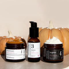 Pumpkin Power Trio with 5% Lactic Acid Peel, Beauty Oil, Face Cream
