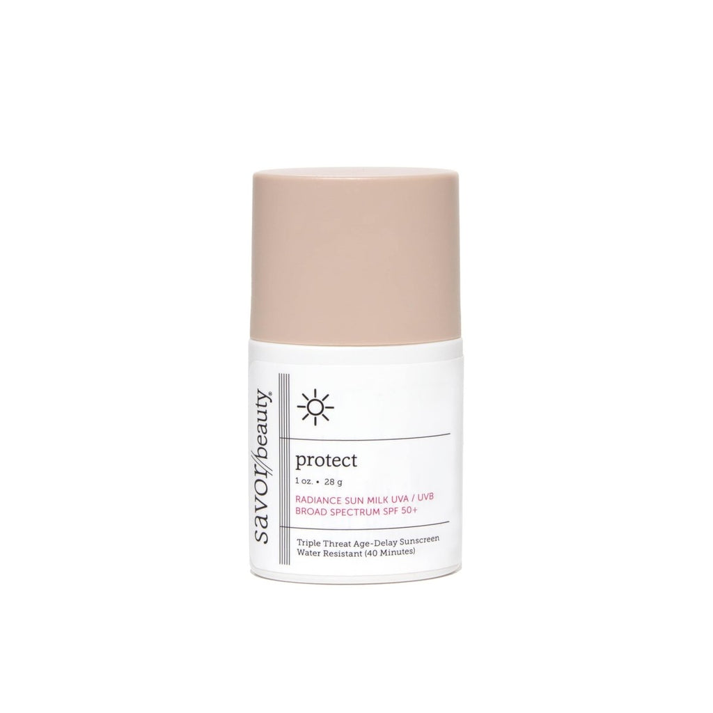 Radiance Suncreen Radiance Sun Milk SPF 50+: Clean Sunscreen – Savor Beauty